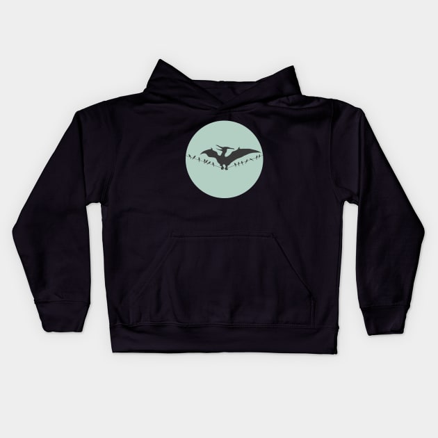 fat pterodactyl Kids Hoodie by RobyL